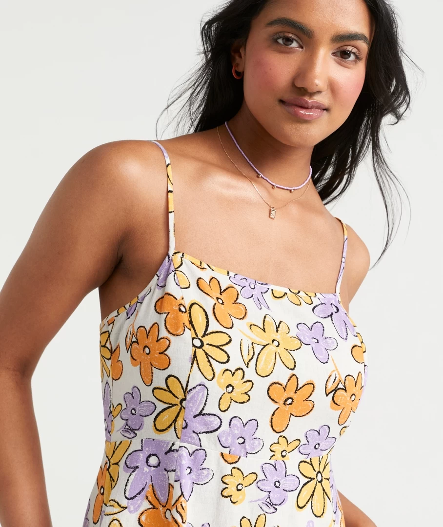 RILEY LINEN STRAPPY MINI DRESS - Image 10