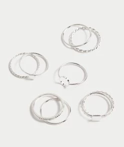 SILVER STELLA RING PACK