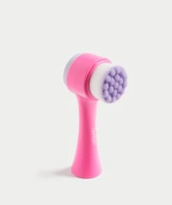 FRESH FACED - PINK/PURPLE DOUBLE CLEANSING BRUSH