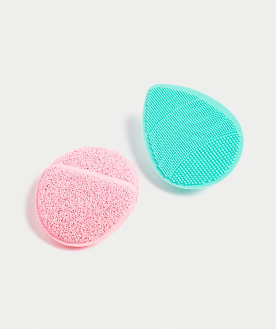 FRESH FACED - PINK/ TURQUOISE CLEANSE AND EXFOLIATE DUO