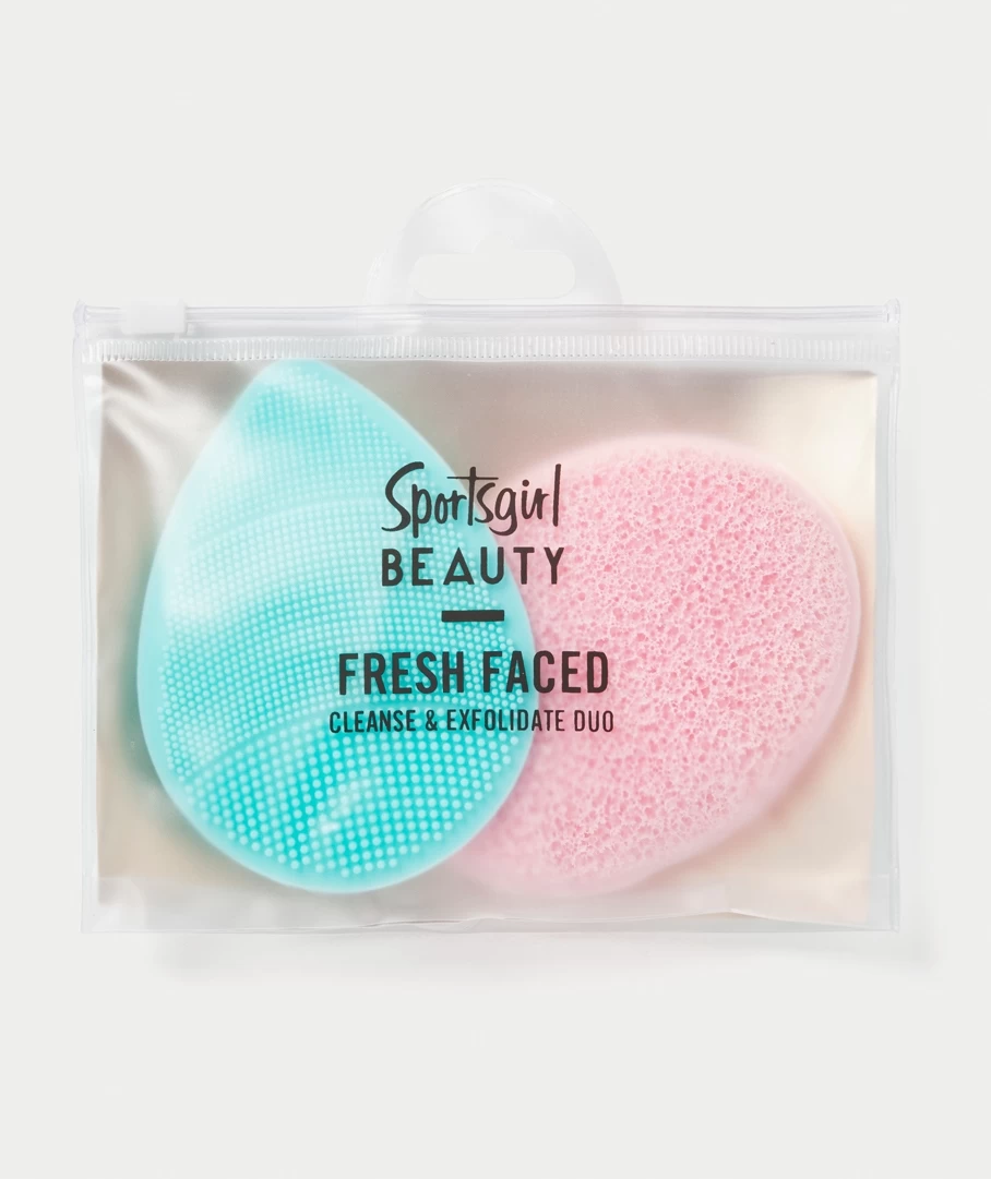 FRESH FACED - PINK/ TURQUOISE CLEANSE AND EXFOLIATE DUO - Image 2