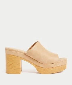MARLO TAUPE PLATFORM MULE