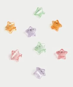 MINI GLITTER STAR HAIR CLAW PACK