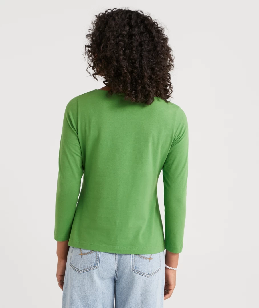 AUSTRALIAN COTTON BOATNECK LONGSLEEVE TSHIRT - Image 4