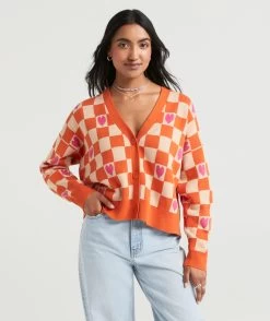 ROMAINE JACQUARD KNIT CARDI