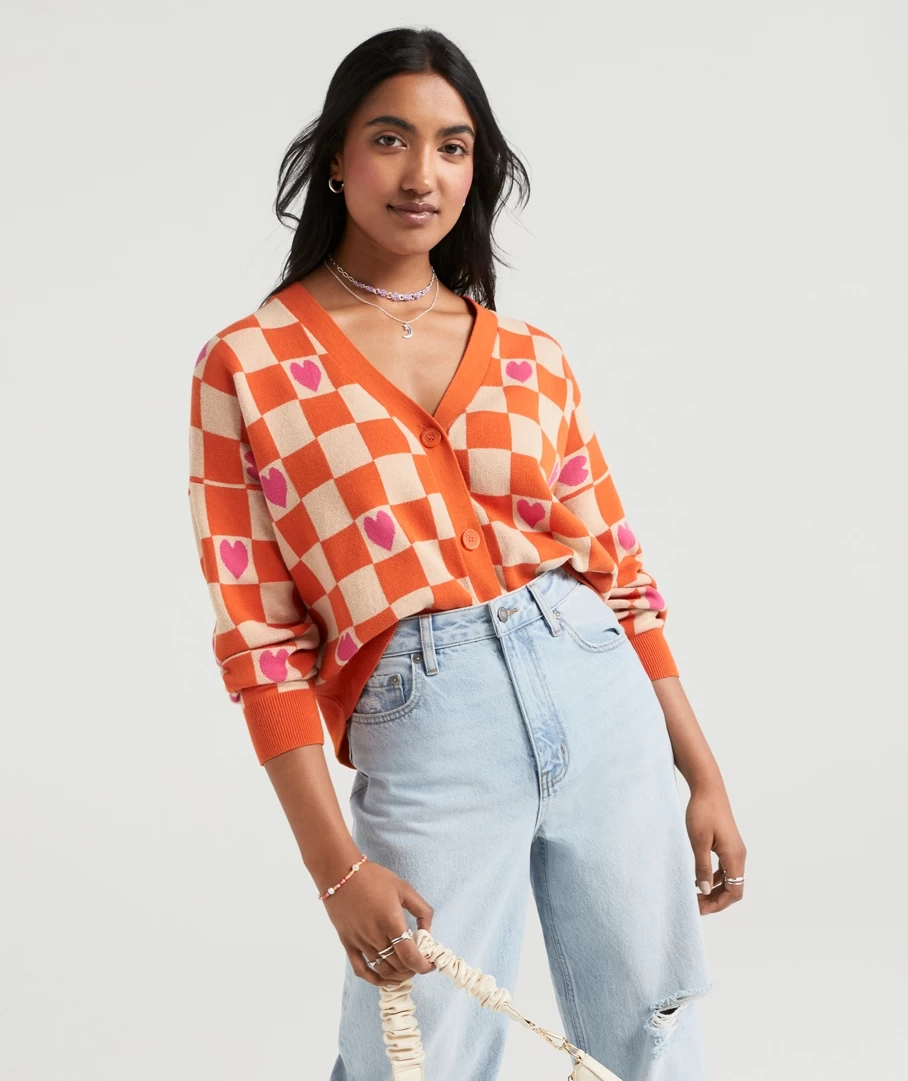 ROMAINE JACQUARD KNIT CARDI - Image 2