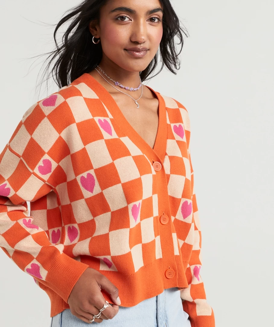 ROMAINE JACQUARD KNIT CARDI - Image 3