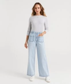 THE PATCH POCKET FULL LENGTH JEAN