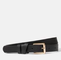 TORI BLACK CRISS CROSS BELT