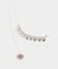 SILVER MINI DISC NECKLACE PACK