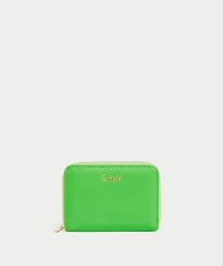 SG COLLECTION - SMALL ZIP WALLET GREEN