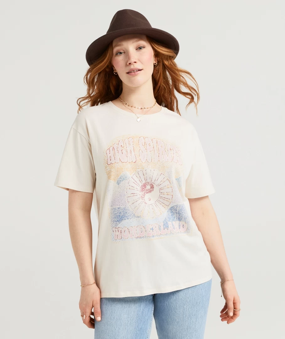 HIGH SPIRITS OVERSIZED GRAPHIC TSHIRT - Image 2