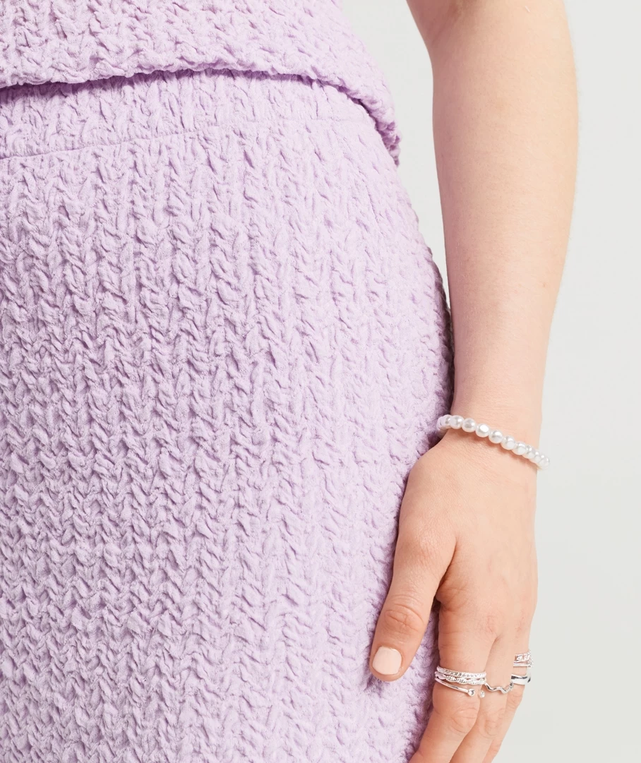 REN TEXTURED MAXI SKIRT - Image 3