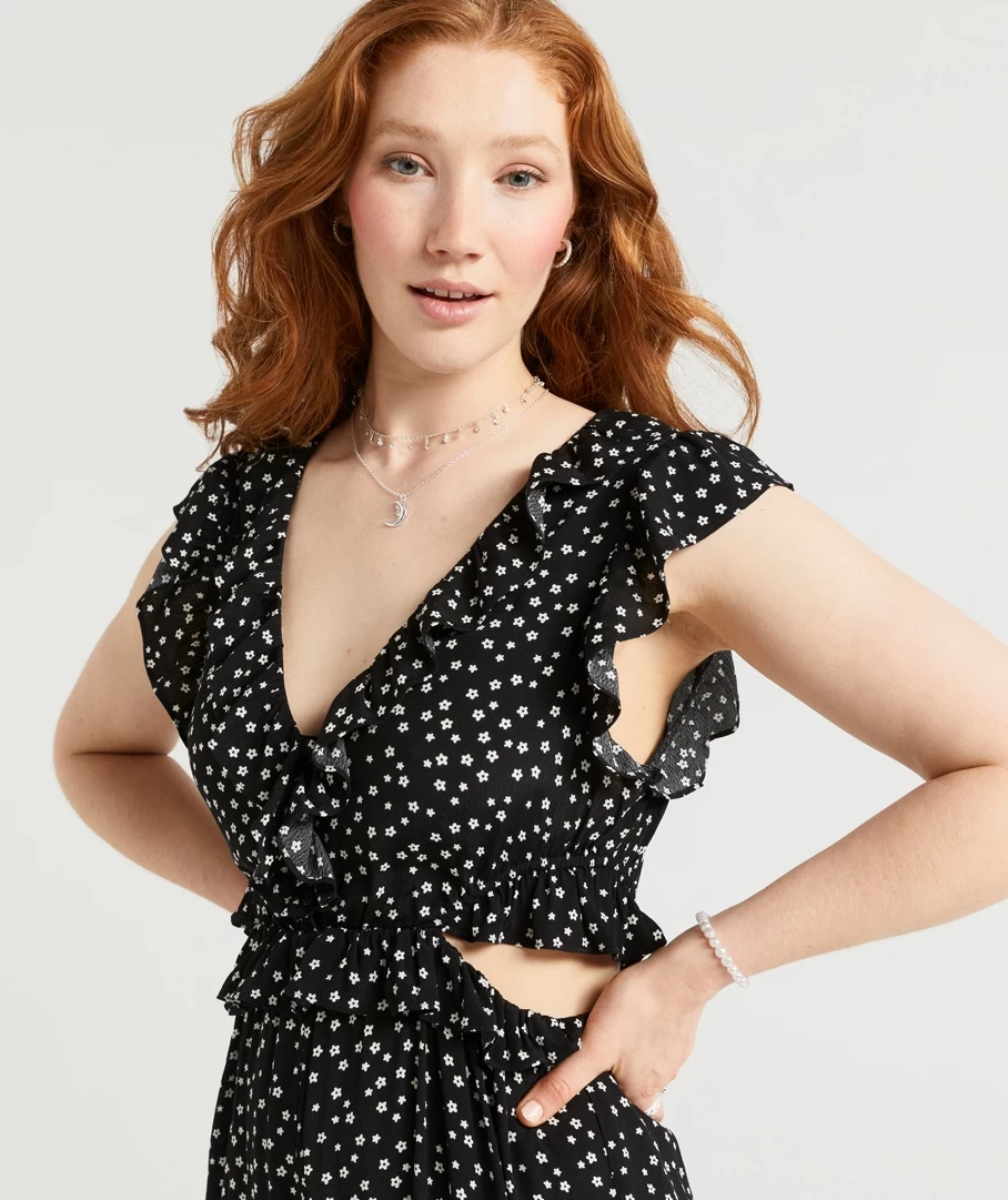 THALIA RUFFLE JUMPSUIT - Image 2