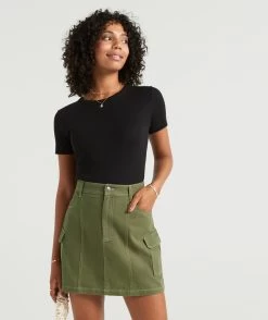 DREW CARGO MINI SKIRT