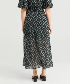 ALIYAH GEORGETTE MIDI SKIRT