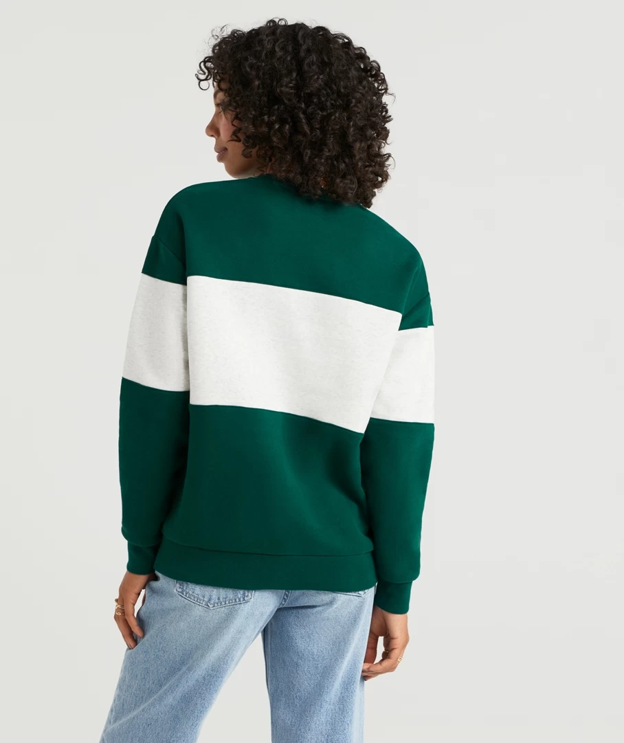 REWIND COLLEGIATE PANELLED OVERSIZED SWEAT - Image 6