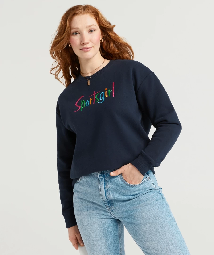 REWIND OVERSIZED TRADITIONAL LOGO SWEAT - Image 7