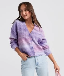 JORDAN OMBRE KNIT CARDI