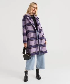 CAMDEN CHECK COAT