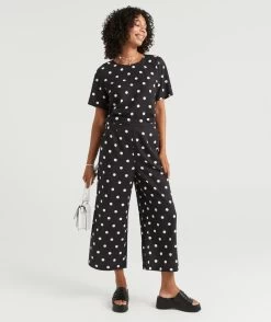 THE EUROPEAN LINEN PRINTED CULOTTE