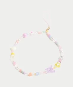 PRETTY BUTTERFLY PINK PHONE STRAP