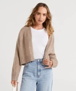 HARLOW EDGE TO EDGE KNIT CARDI