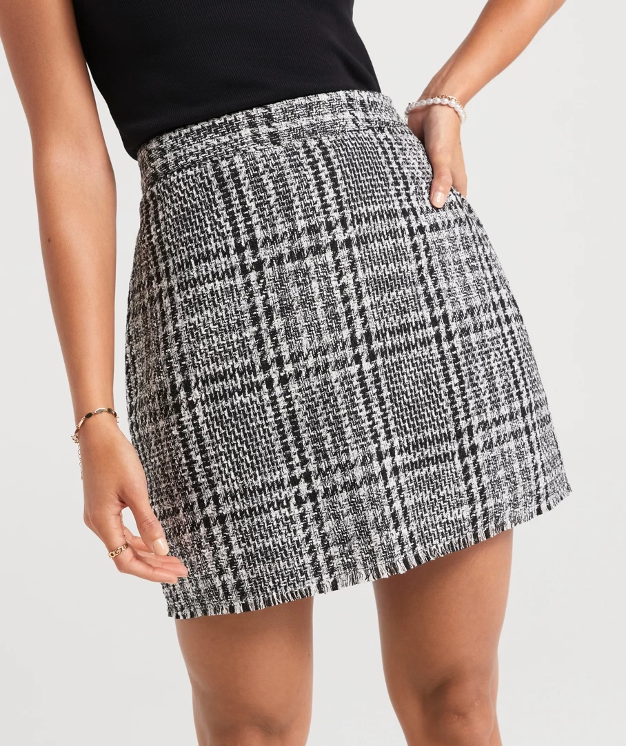 KENDALL TWEED MINI SKIRT - Image 2