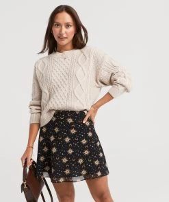 POPPY BIAS FLIPPY MINI SKIRT