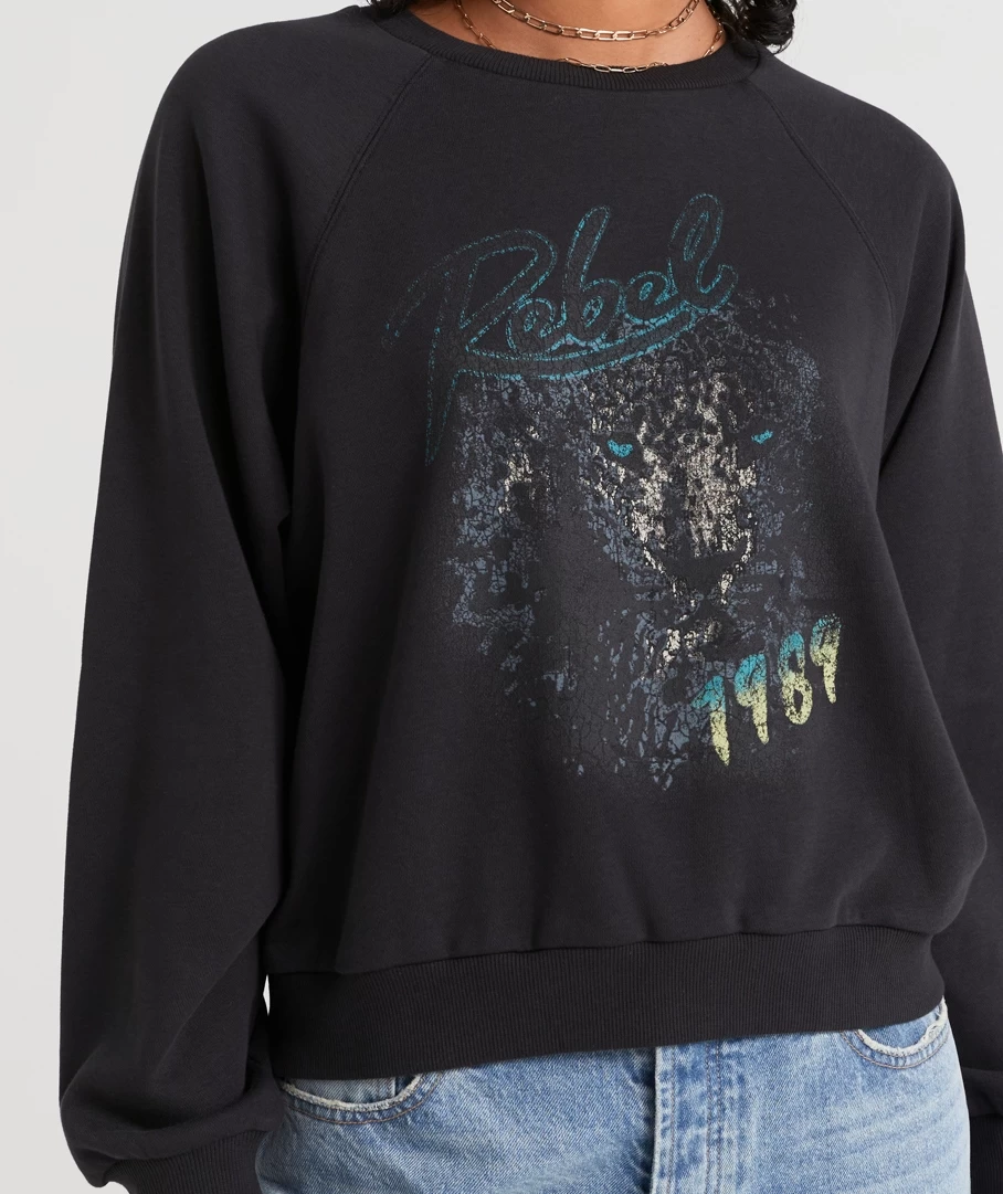 REBEL RAGLAN GRAPHIC SWEAT - Image 2