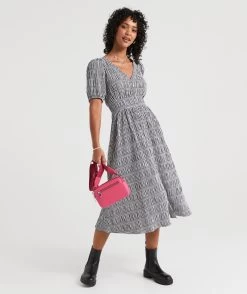 JADE GINGHAM MIDI DRESS