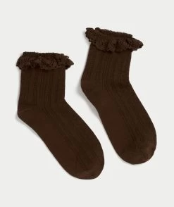 CHOCOLATE CROCHET SOCK
