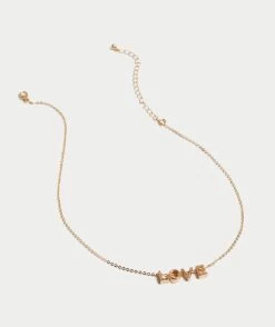 DO IT YOURSELF LETTER NECKLACE