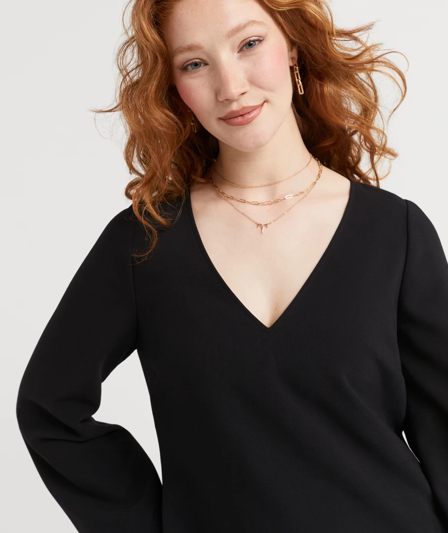 LILIANA CREPE MINI DRESS - Image 2