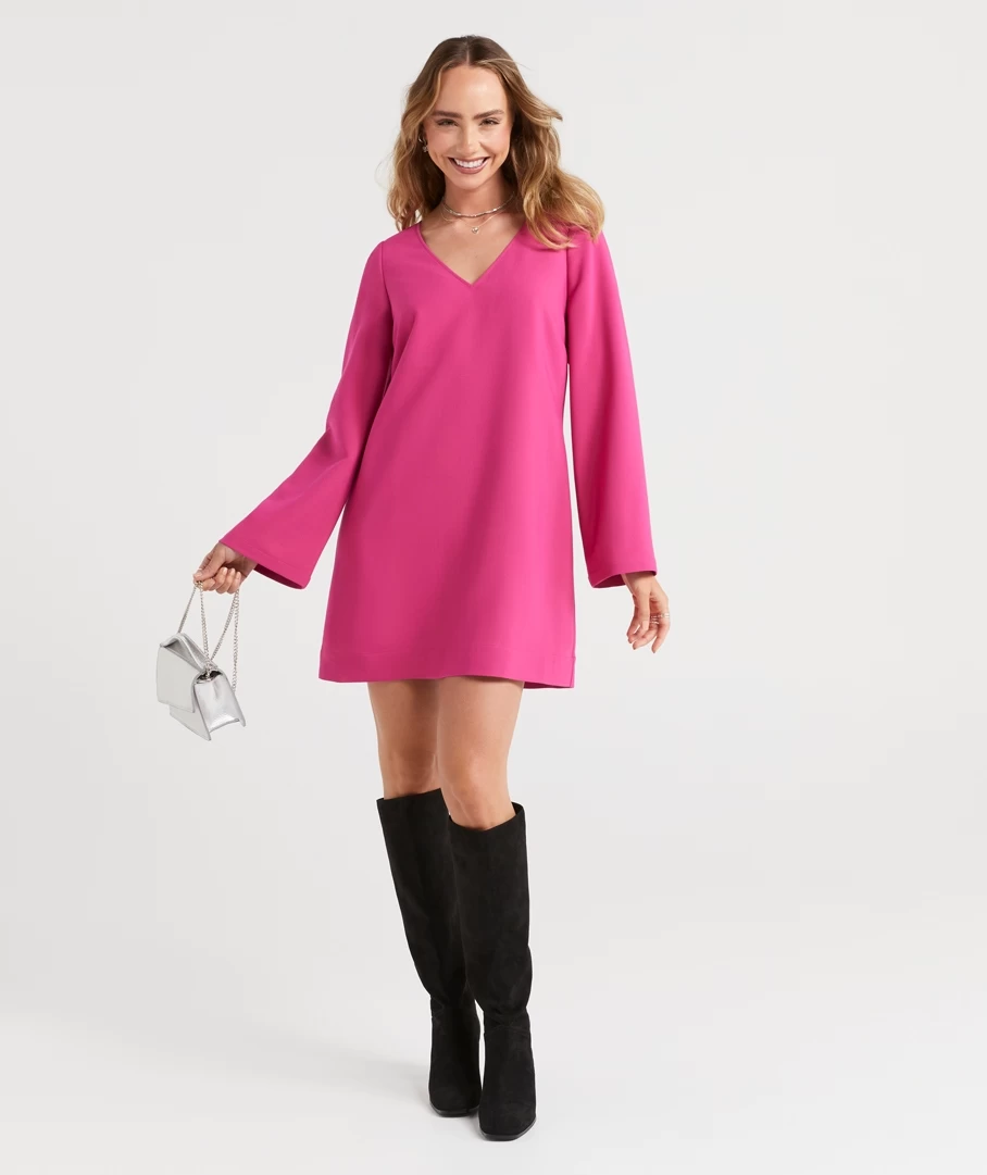 LILIANA CREPE MINI DRESS - Image 5