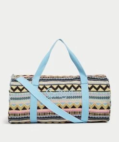 JACQUARD REWIND DUFFLE