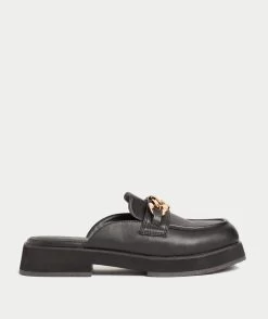 RYLEE BACKLESS LOAFER - BLACK