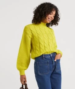 MAISIE CABLE KNIT SWEATER
