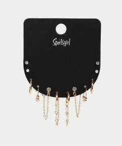 DAINTY PEARL HOOP EARRING PACK