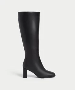 BRONTE KNEE HIGH BOOT - BLACK