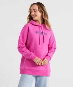 REWIND BUBBLE BACK PRINT LOGO HOODIE