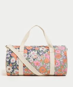 SPLICED FLORAL REWIND DUFFLE